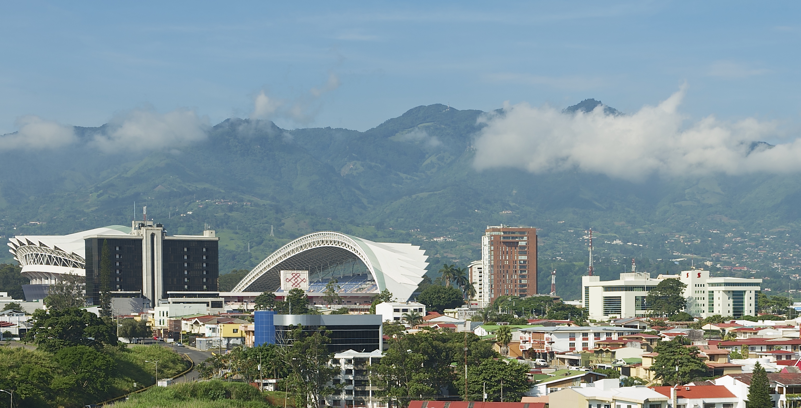 National Stadium and buildings in San Jose, Costa Rica. Witropa Travel Rondreis Costa Rica